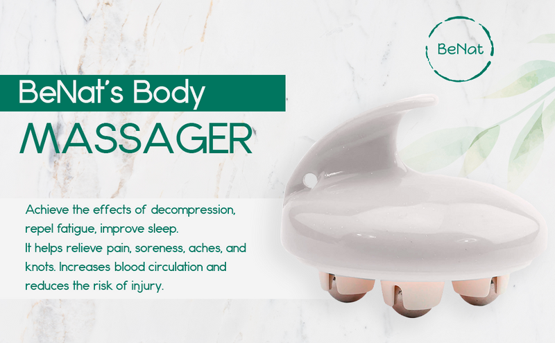 Rolling Body Massager | Stainless Steel 360° Roller for Muscle Relief, Cellulite Reduction & Relaxation