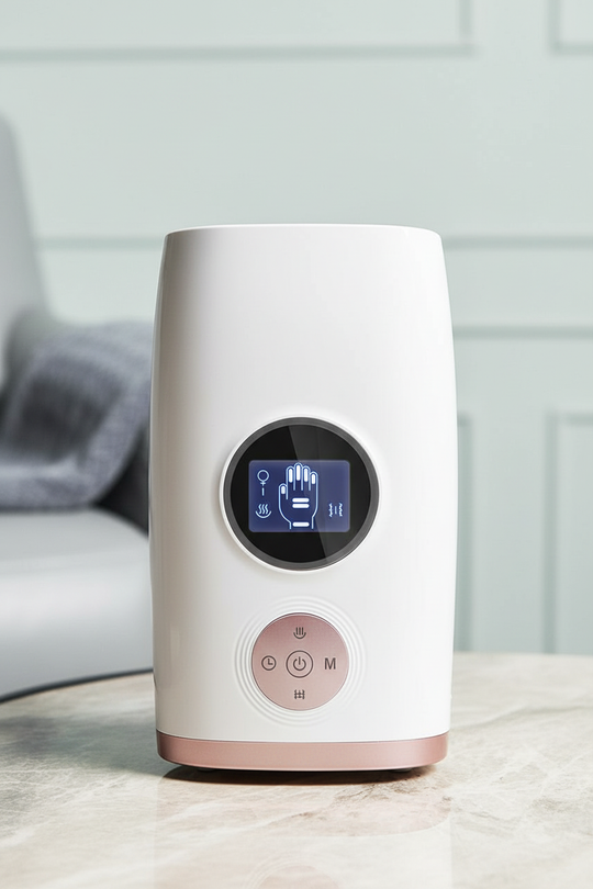 Hand Massager with Heat & Air Compression | Arthritis & Carpal Tunnel Relief.