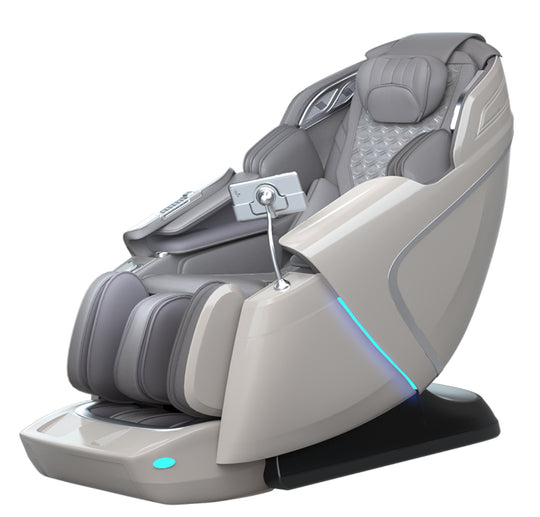 SN-T80 4D Soft Power Massage Chair (Gray).