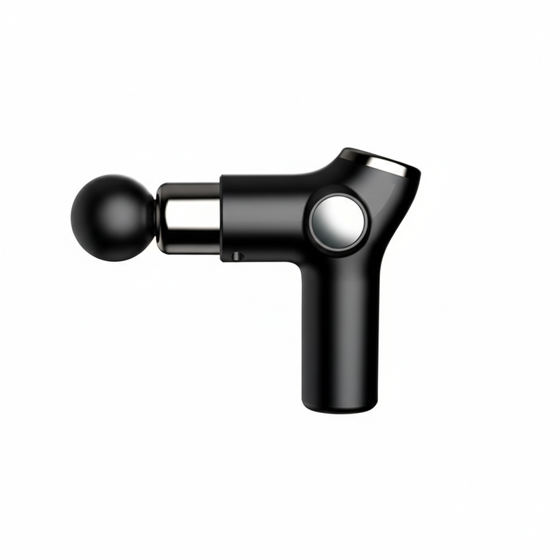 Type-C Fast Charging Massage Gun | Deep Tissue Muscle Massager with 6 Speed Levels & Attachments