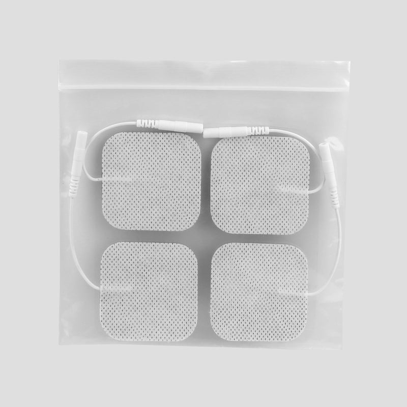 4pcs Reusable Electrode Pads | Replacement Pads for TENS & EMS Units