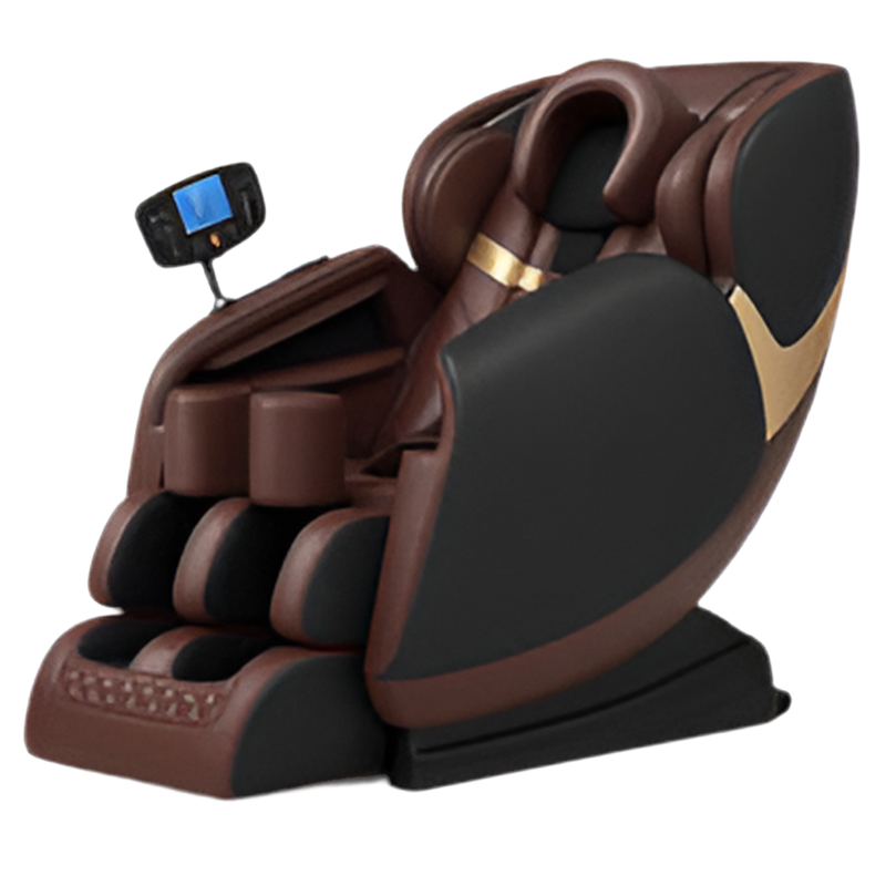 8D Zero Gravity Full Body Massage Chair – Luxury Electric Shiatsu Recliner (Brown)