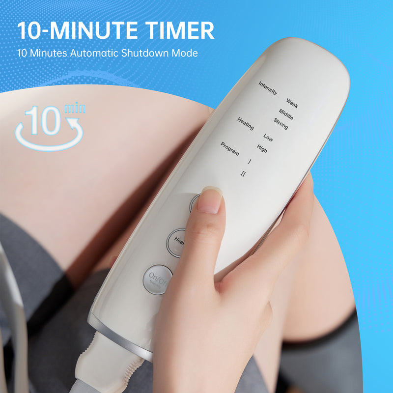 Intelligent Leg Massager | 3-Level Air Compression & Heat Therapy with Adjustable Fit