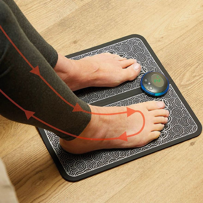 EMS Foot Massager | Circulation Booster with 8 Modes & Intensity Levels