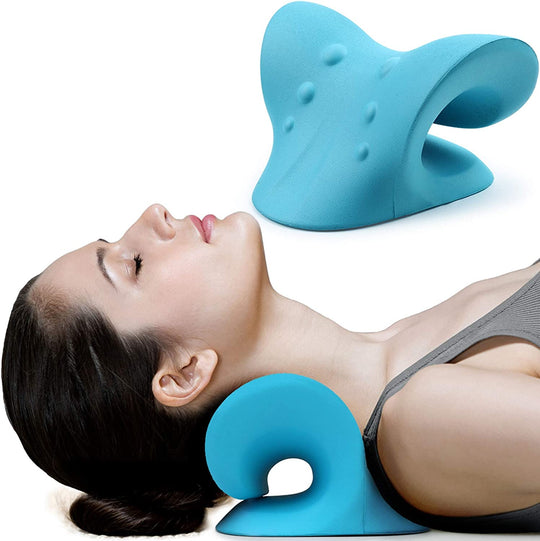 Neck Cloud Cervical Traction Device | Neck Stretcher for Pain Relief & Posture Correction.