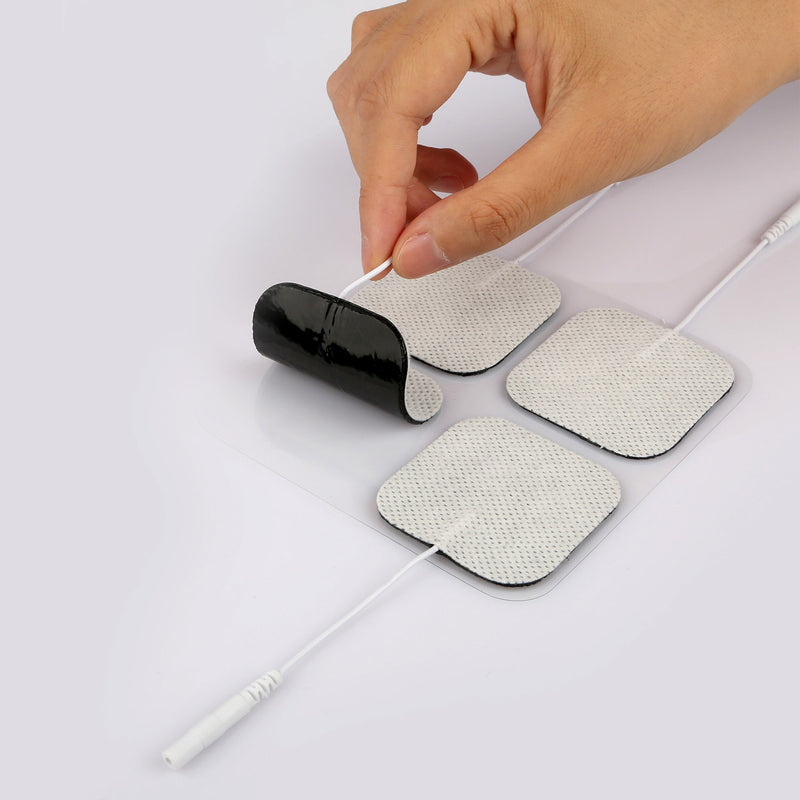 4pcs Reusable Electrode Pads | Replacement Pads for TENS & EMS Units