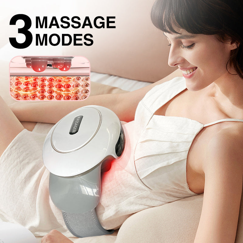 Automatic Abdominal Massager | Multi-Use for Waist, Abdomen, Back, Neck & Legs – 3 Massage Modes with Heat & Rechargeable Battery