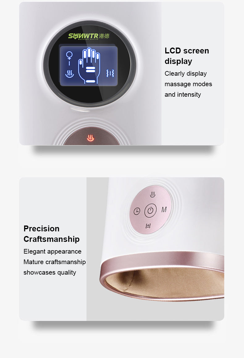 Hand Massager with Heat & Air Compression | Arthritis & Carpal Tunnel Relief
