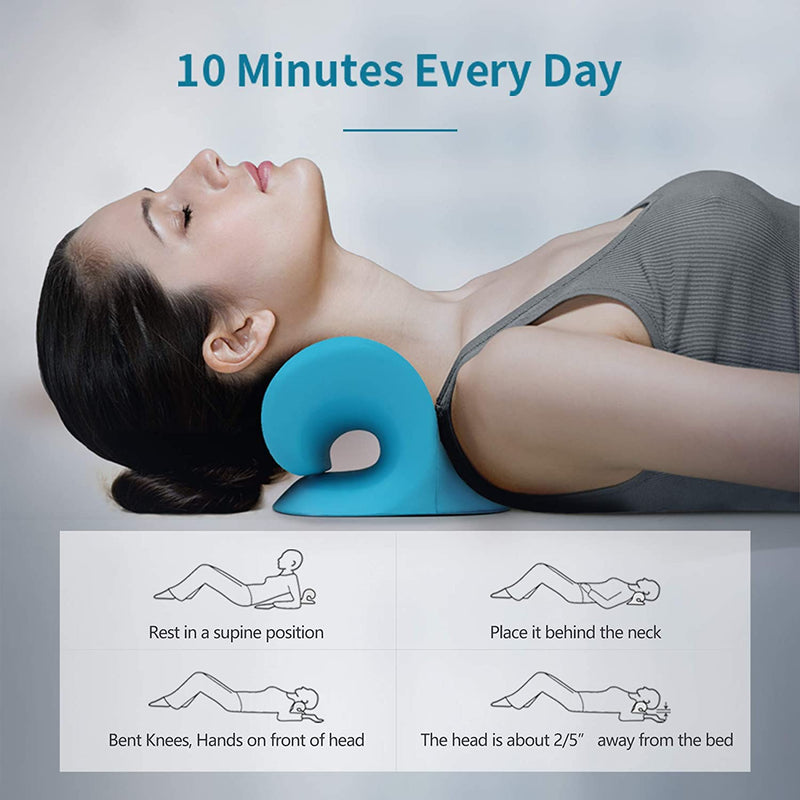Neck Cloud Cervical Traction Device | Neck Stretcher for Pain Relief & Posture Correction