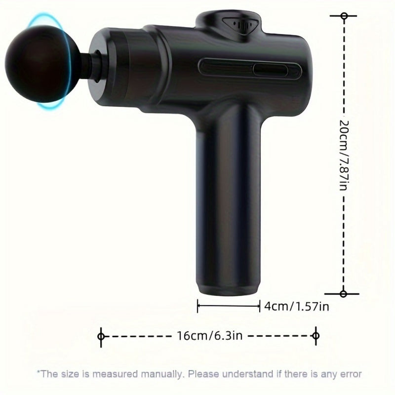 Deep Tissue Massage Gun | Handheld Percussion Massager with 8 Heads for Athletes & Muscle Recovery