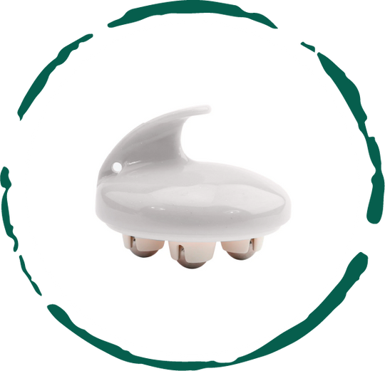 Rolling Body Massager | Stainless Steel 360° Roller for Muscle Relief, Cellulite Reduction & Relaxation.