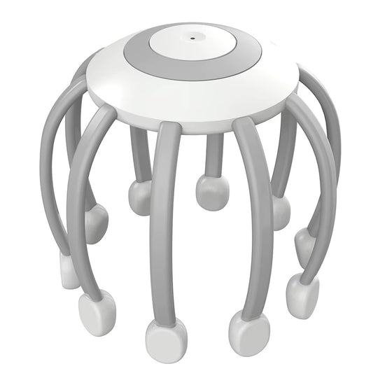 Portable Octopus Electric Head Massager – 10 Claws | 4 Vibration Modes | Scalp Stress & Fatigue Relief.