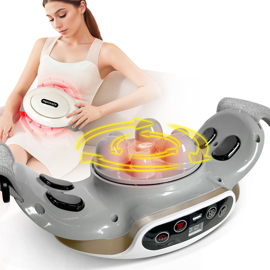 Automatic Abdominal Massager | Multi-Use for Waist, Abdomen, Back, Neck & Legs – 3 Massage Modes with Heat & Rechargeable Battery.