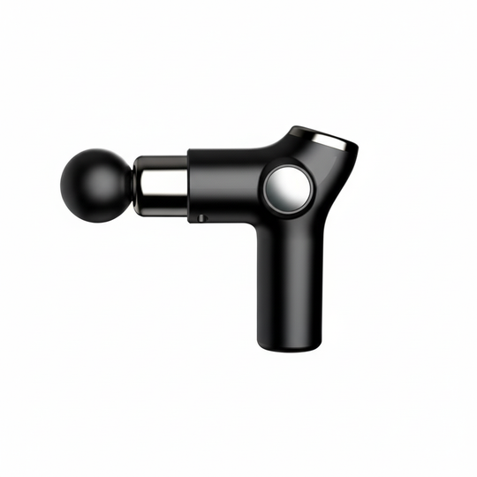 Type-C Fast Charging Massage Gun | Deep Tissue Muscle Massager with 6 Speed Levels & Attachments.