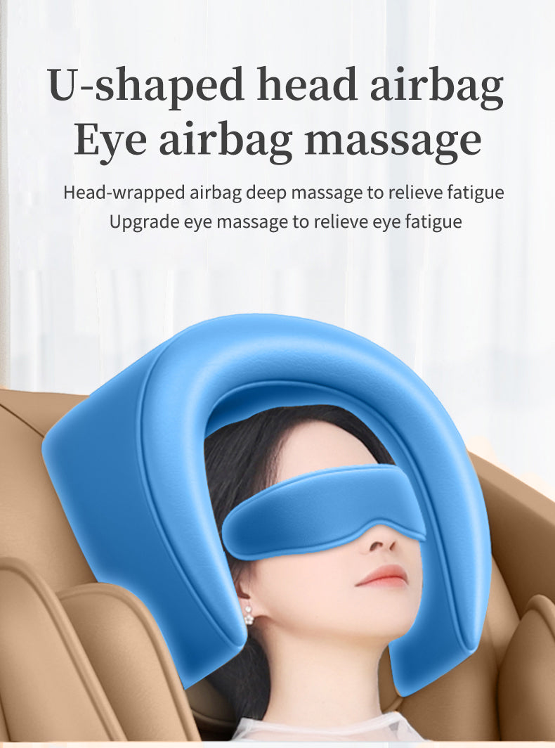 CalmEase Zero-Gravity Airbag Massage Chair (Black)