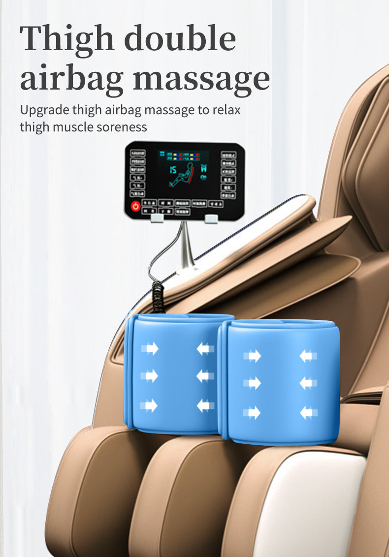 CalmEase Zero-Gravity Airbag Massage Chair (Black)