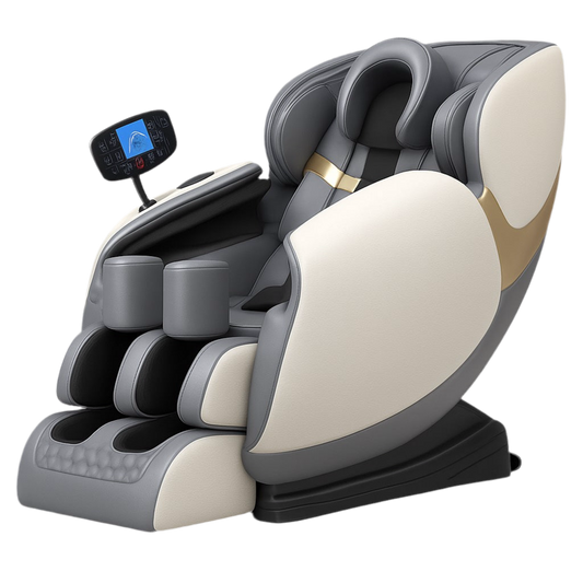 Massage Chairs Cheap 8D Zero Gravity Full Body Massage Chair Luxury Electric Shiatsu Recliner (White), massage chair, 8D rollers, Zero Gravity
