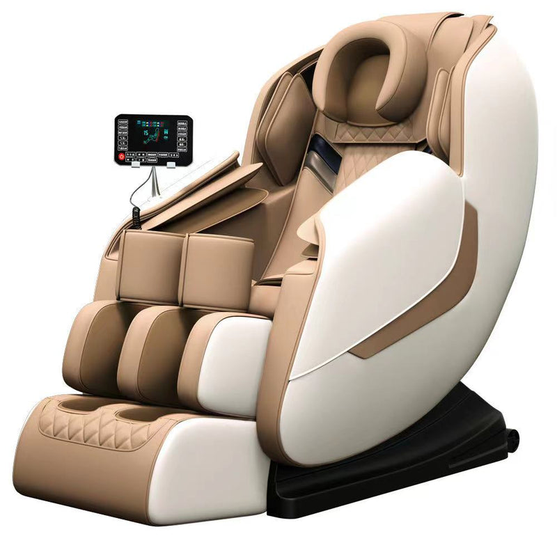 CalmEase Zero-Gravity Airbag Massage Chair (White)