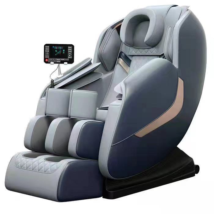 CalmEase Zero-Gravity Airbag Massage Chair (Gray)