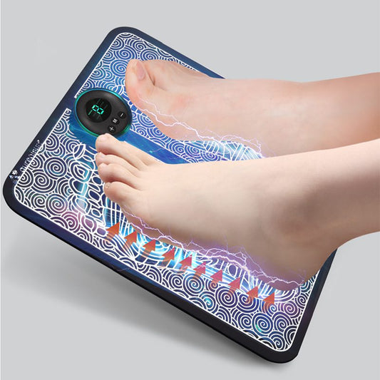 EMS Foot Massager | Circulation Booster with 8 Modes & Intensity Levels.