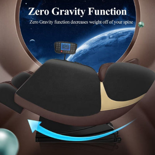 8D Zero Gravity Full Body Massage Chair – Luxury Electric Shiatsu Recliner (White)
