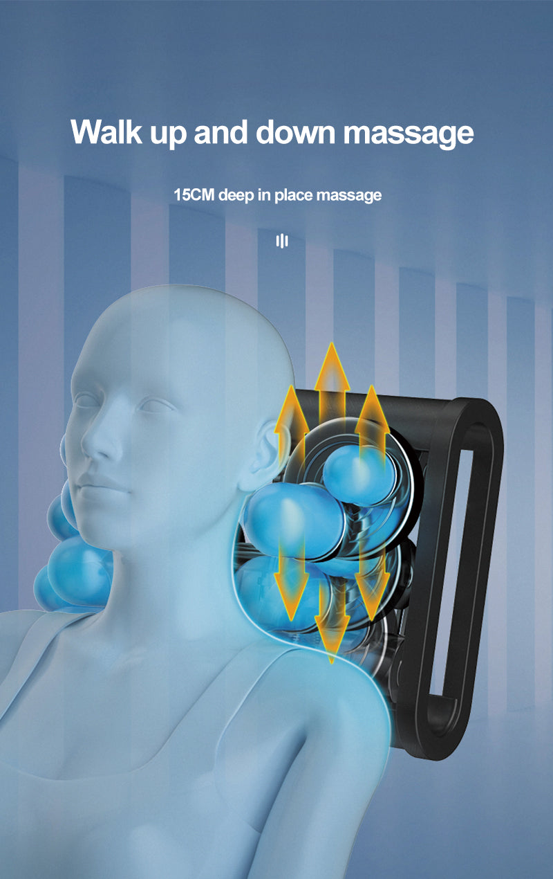 AI-Powered 4D Luxury Massage Chair | Full Body Zero Gravity Recliner.