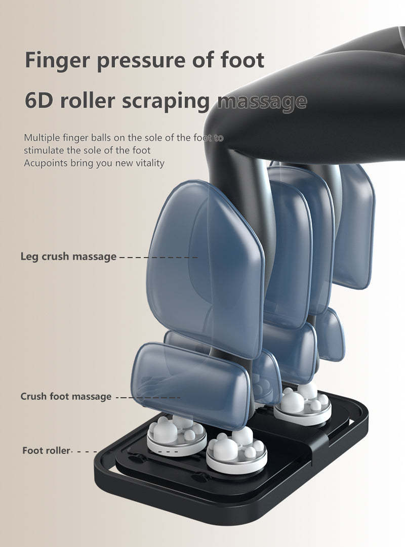 AI-Powered 4D Luxury Massage Chair | Full Body Zero Gravity Recliner.